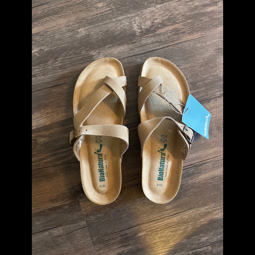 Bionatura Brown Leather Sandals